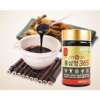 1 Pack - 365 Korean Red Ginseng 6 Years Old Extract - Cao 365 Hong Sam 6 Tuoi - 240g per Bottle - Made in Korea
