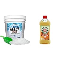 HARRIS Kind Melt Pet Friendly Ice and Snow Melter, Fast Acting 100% Pure Magnesium Chloride Formula with Scoop Included, 15lb & Murphy Oil Soap Wood Cleaner, 05251CT