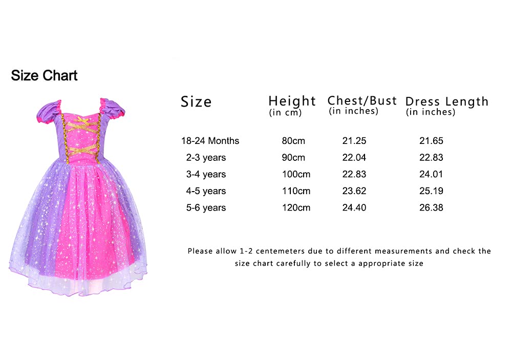 WSDMHFD Girls Princess Costume Little Baby Dress Shining for Thanksgiving Christmas Day Birthday Party Purple