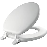 11 000 Economy Soft Cushion Toilet Seat, ROUND, White