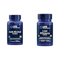 Life Extension Liver Health Support Bundle with Anti-Alcohol Complex and Liver Efficiency Formula