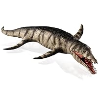 Gemini&Genius Kronosaurus Dinosaur Toys with Movable Jaw Large Sea Monster Dinosaur Figure Toy, Mosasaurus Collection or Gift for Kids