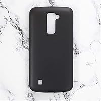 LG K10 Case, Scratch Resistant Soft TPU Back Cover Shockproof Silicone Gel Rubber Bumper Anti-Fingerprints Full-Body Protective Case Cover for LG K10 2016 (Black)