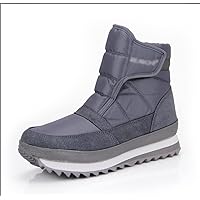 LICE--EN Men's and Women's Snow Boots, Women's Warm, Comfortable, Fashionable and Comfortable Snow Boots (Color : C, Size : 42EU)