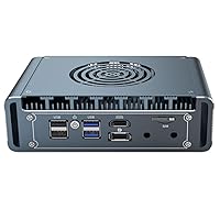 Mini PC, Micro Firewall Appliance, VPN, Router PC, Intel Pentium Gold 8505, 4 x Intel 2.5GbE I226-V LAN, H7-A, AES-NI, HDMI, DP, SIM Card Slot, RJ45 COM, with Fan, No RAM, No Storage