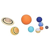 Solar System Teaching Model Planet Model Astronomy Science Educational Model Toy Set for Kid Boy Girl 5 6 7 8 Year Old,9pcs Universe Planet Solar System Model, 9pcs Universe Planet Solar System