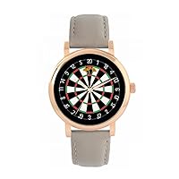 Ladies Gold Dartboard 180 Watch