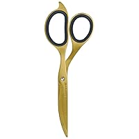 Stationery Hikigiri Slim Scissors for Delicate Cutting (Champagne Gold)