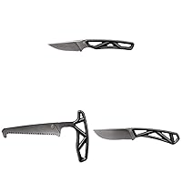 Gerber EXO MOD Knife/Saw Hunting Backpacking Set, Black