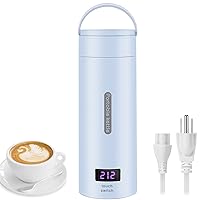 Travel Electric Kettle, 380ml Small Portable Electric Tea Kettle Water Boiler, Fast Boil and Auto Shut Off Hot Water Kettle, 4 Temperature Mode …