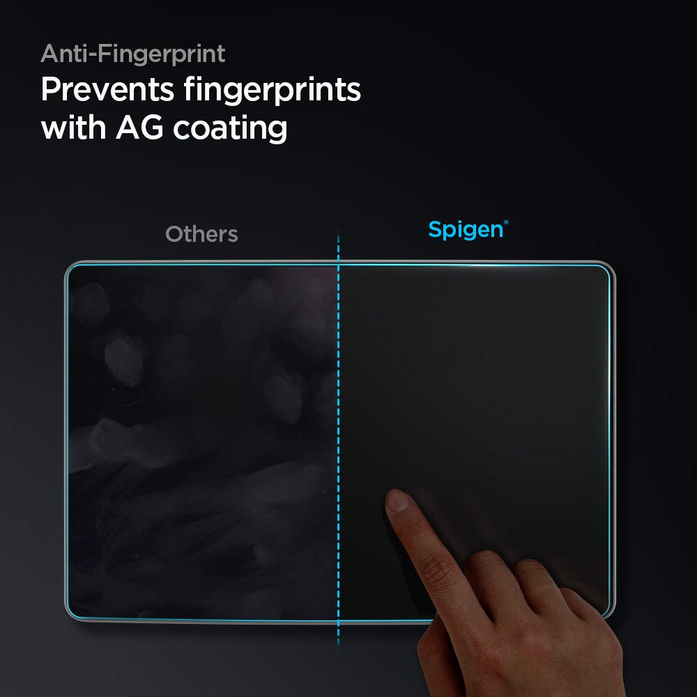 Spigen Tempered Glass Screen Protector [GlasTR EZ FIT] designed for Tesla Model 3 / Y Dashboard Touchscreen - Matte/Anti Fingerprint