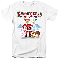 Santa Claus Is Comin To Town - Animal Friends T-Shirt Size L