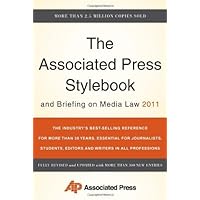 Press, Associated's The Associated Press Stylebook and Briefing on Media Law 2011 Paperback Press, Associated's The Associated Press Stylebook and Briefing on Media Law 2011 Paperback Paperback