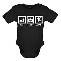 Eat Sleep Climb (Rock Climbing) - Organic Babygrow/Body suit