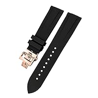 20mm 21mm 22mm Fluoros Rubber Watchband Fit for Vacheron Constantin Red Blue Black Waterproof Soft Watch Strap Bracelet