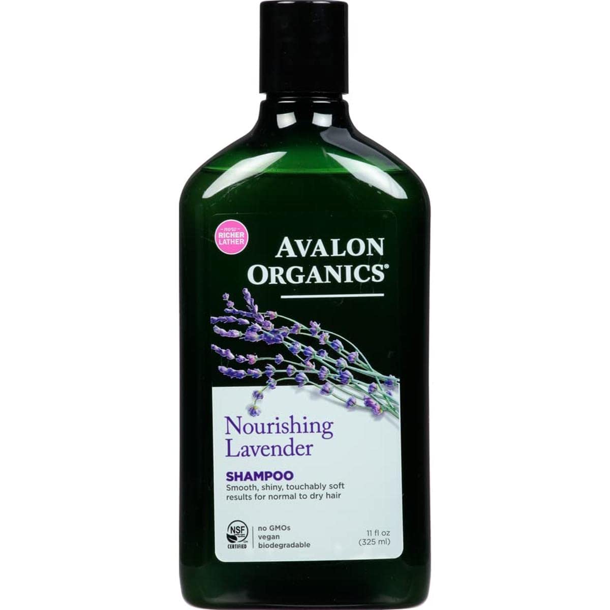Avalon Organics Shampoo, Nourishing Lavender, 11 Oz