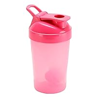 Smart and Fit Pink Gym Shaker with 100% Leal Proof Guarantee, BPA Free Plastic, Ideal for Protein, Set of 1-500 ml