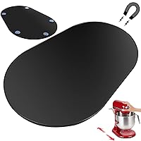 Metal Mixer Slider Mat for KitchenAid 5-8 Qt Bowl Lift Stand Mixer - Kitchen Appliance Sliding Tray Countertop Mixer Mover Slide Mats Pad Compatible with Kitchen Aid Professional 600 Stand Mixer
