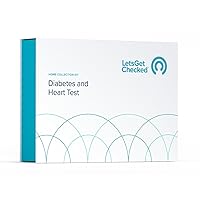 Diabetes & Heart Test by LetsGetChecked | Monitor Cholesterol Levels & Screen for Diabetes and Prediabetes | Including Lipoprotein(a) | Home Sample Collection Kit | Results in Approx 2-5 Days