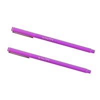 JAM Paper Neon Le Pen - Neon Violet Purple - Fine Tip - 2/Pack