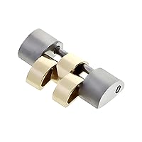 Ewatchparts LINK FOR ROLEX JUBILEE BAND MIDSIZE 68240 68273 78273 REAL GOLD 18K/SS LUG 17MM
