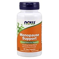 NOW Supplements, Menopause Support, Blend Includes Standardized Herbal Extracts and Other Nutrients, 90 Veg Capsules