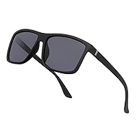 NIEEPA Men's Sports Polarized Sunglasses Square Frame Glasses NP1007