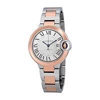 CARTIER Ballon Bleu De Automatic Silver Dial Ladies Watch W2BB0023