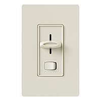 Lutron, Light Almond SELV-300P-LA Skylark 300-Watt Single Pole Electronic Low-Voltage Dimmer with On/Off Switch