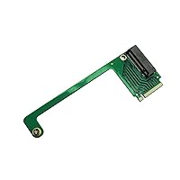 for Rog Ally Handheld Conversion 2230 to 2280 SSD Expansion Board NVME M-Key 5Pin M.2 PCIE 4.0 Adapter Upgrade Converter 90 Degree Green