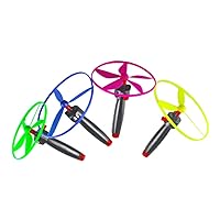 Flying Saucer, Toy Spinner Flying Disc, Toys Game Propeller for Kids Random Colors 4Sets, Boomerangs