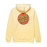 SANTA CRUZ Men's Pullover Hooded Sweatshirt Classic Dot Skate Sweatshirt
