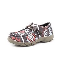 ROPER Kids Chillin Aztec Canvas Casual Shoe