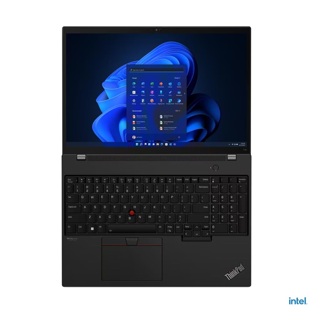 Lenovo 2023 ThinkPad T16 G1 16” WUXGA IPS Touch Laptop 12-Core Intel i7-1260P Iris Xe Graphics 48GB DDR4 4TB NVMe SSD 2xThunderbolt4 WiFi 6E RJ45 HDMI Backlit KB Fingerprint Windows 11 Pro w/RE USB