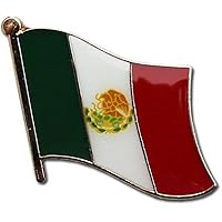 Wholesale Pack of 50 Mexico Country Flag Bike Hat Cap lapel Pin