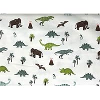 'NUGGLEBUDDY Microwavable Moist Heat & Aromatherapy Organic Rice Pack. Darling Dinosaurs Flannel with Spearmint Eucalyptus Aromatherapy. A Kid Favorite and Nature's Approach to Relaxation!