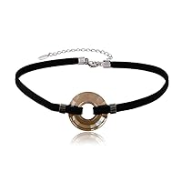 Front Line Jewelry Crystals from Swarovski Choker (Champagne)
