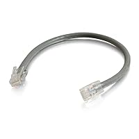 C2G/Cables to Go 22672 Cat5E Non-Booted Unshielded (UTP) Network Patch Cable, Gray (3 Feet/0.91 Meters)