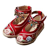 Spring Old Beijing Cloth Shoes Baby Ancient Shoes Girl Hanfu Shoes Cloth Shoes Children's Embroidered Shoes