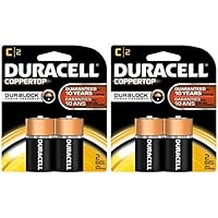 Duracell Coppertop C Batteries, 2ct, 2pk