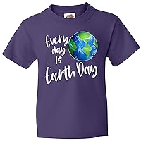 inktastic Every Day is Earth Day Youth T-Shirt