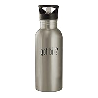 got bi-? - 20oz Stainless Steel Water Bottle, Silver