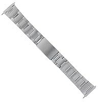 Ewatchparts 19MM HEAVY OYSTER WATCH BAND COMPATIBLE WITH TAG HEUER 6000 WH1111-K WH1151-K1 WF 1112-0 S/E