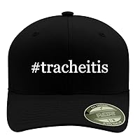 #Tracheitis - Hashtag Men's Flexfit Baseball Hat Cap