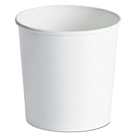 Chinet 71840 Squat Paper Food Container, White, 16 oz, Pack of 50 (Case of 20)