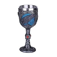 Magic Raven Goblet | Steel by Medieval Collectibles