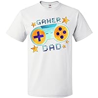 inktastic Gamer Dad Design with Video Game Controller T-Shirt