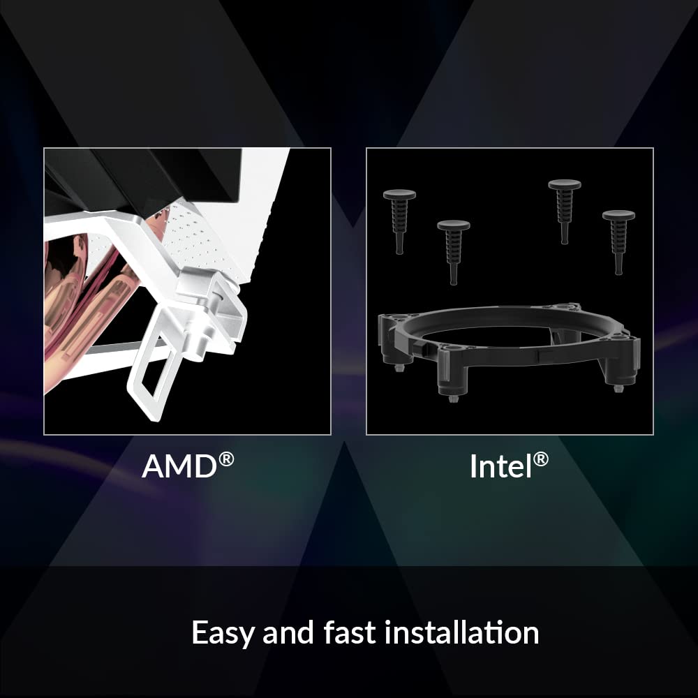 ARCTIC Freezer 7 X - Dispositivo di raffreddamento CPU Multi-Compatibile Compatto, Ventola PWM 100 mm, Compatibile con Intel e AMD, 300-2000 RPM (controllato da PWM), Pasta termica MX-2 Pre-applicata
