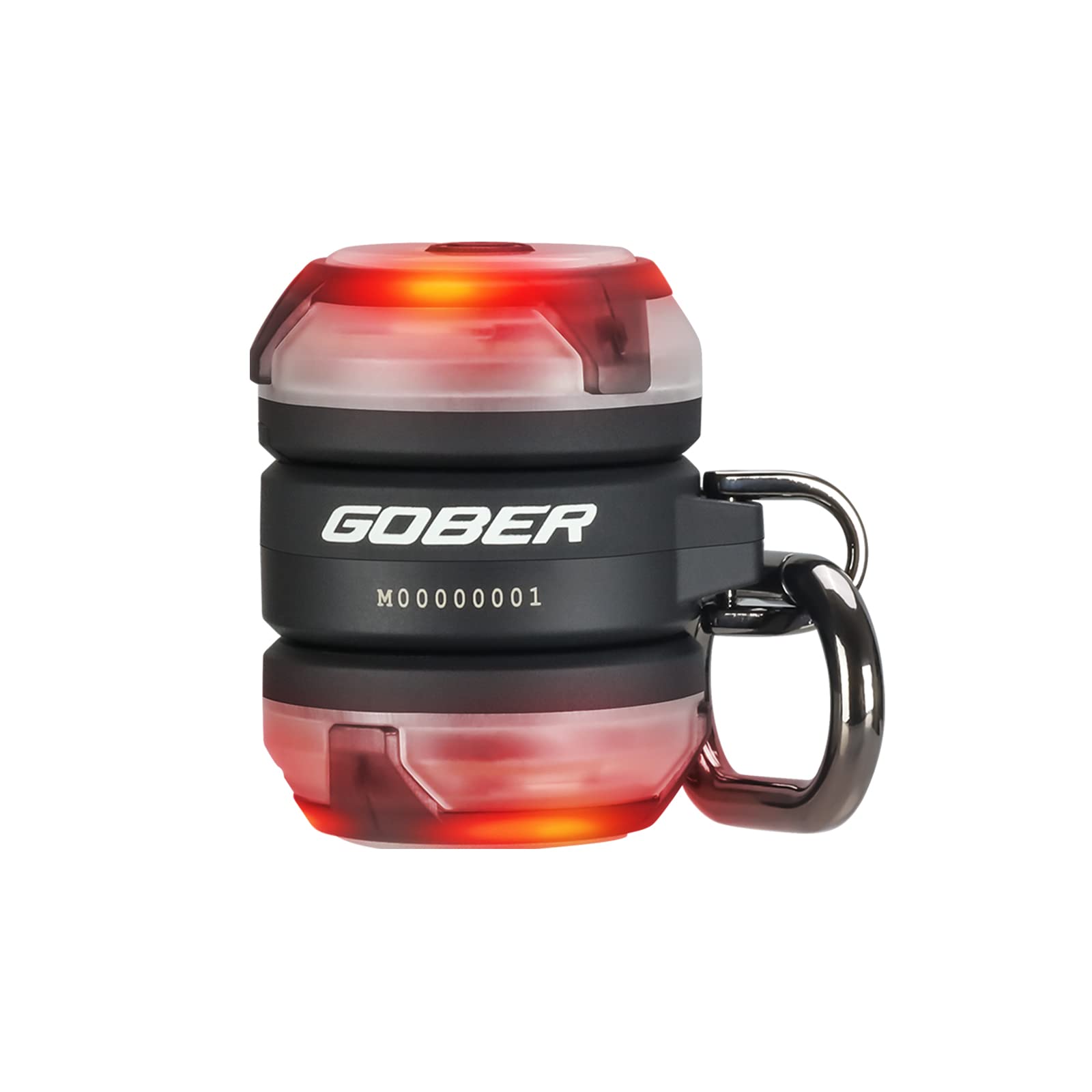OLIGHT Gober Kit Safety Night Light, High Visibility LED Beacon Lights with 4 Lighting Modes, USB-C Rechargeable Flashing Warning with Clip for Running, Cycling, Camping, Dog Walking at Night (Black)