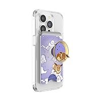 PopSockets Phone Wallet with Expanding Phone Grip, Phone Card Holder, Pokemon - Celestial Eevee